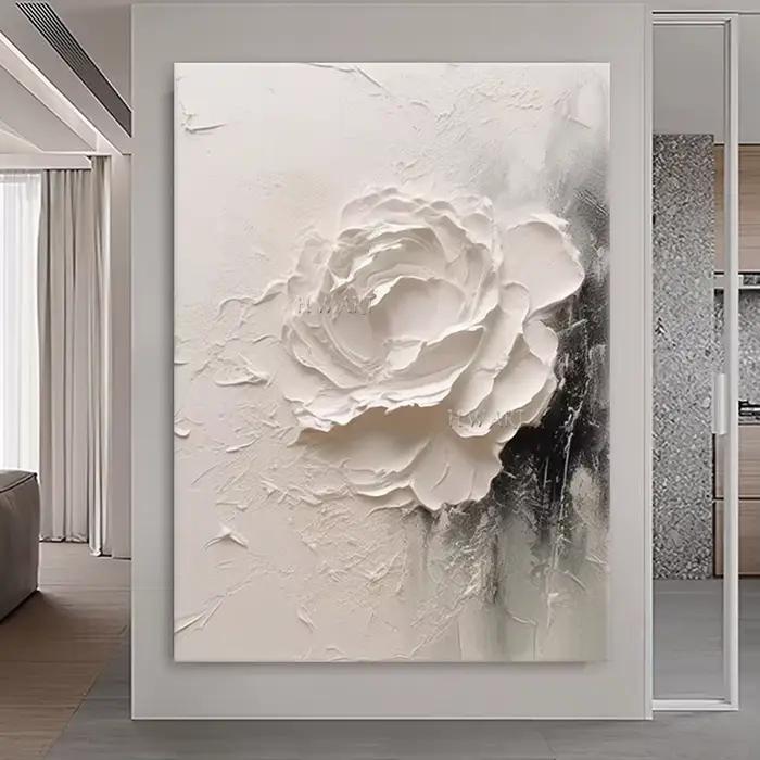 Belle toile d'art murale florale abstraite