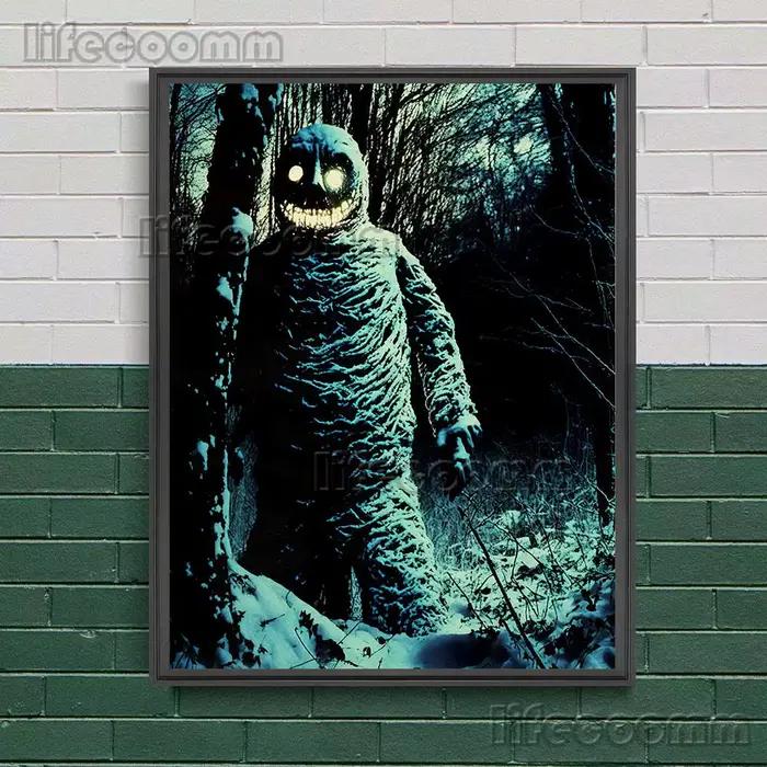Toile d'art mural Vintage diable des neiges