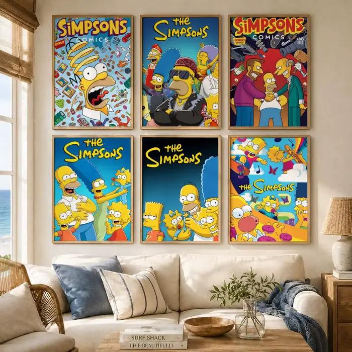 Affiche animée classique Les Simpsons