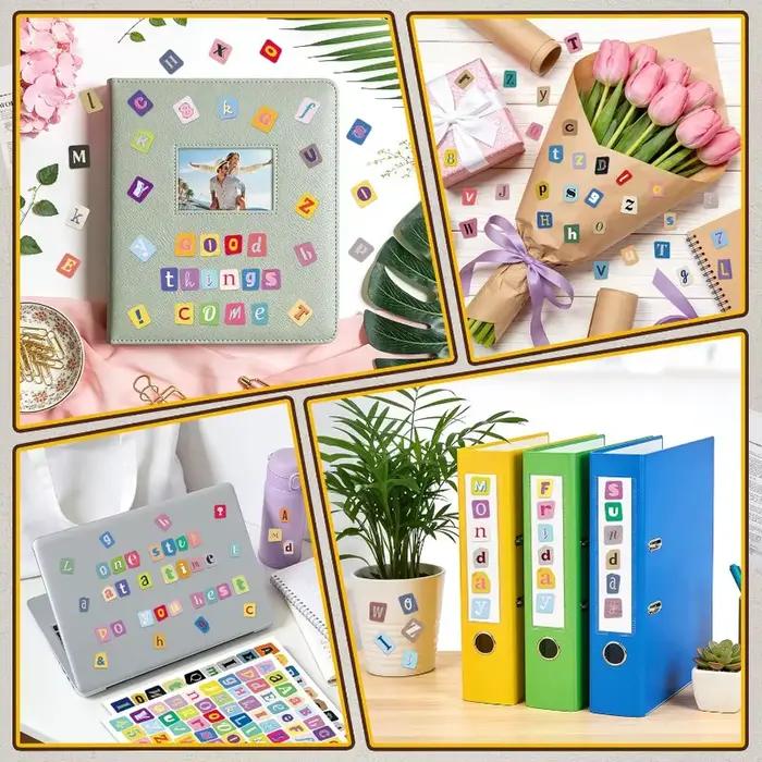 Autocollants lettres pour scrapbooking