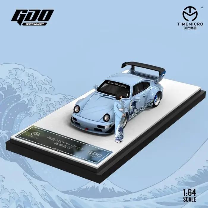 1:64 RWB964 La grande vague de Kanagawa Peinture pour collection et affichage