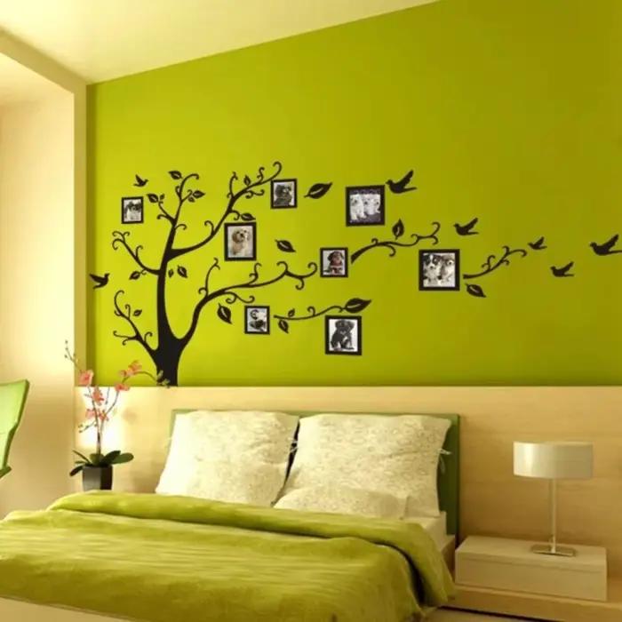 Offre spéciale 50*70 cm grand arbre Photo Stickers muraux décor à la maison salon chambre bricolage 3d mur Art