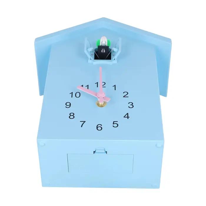 1pc horloge maison cuisines salon moderne chambre Art mur alimenté par batterie chambres oiseau