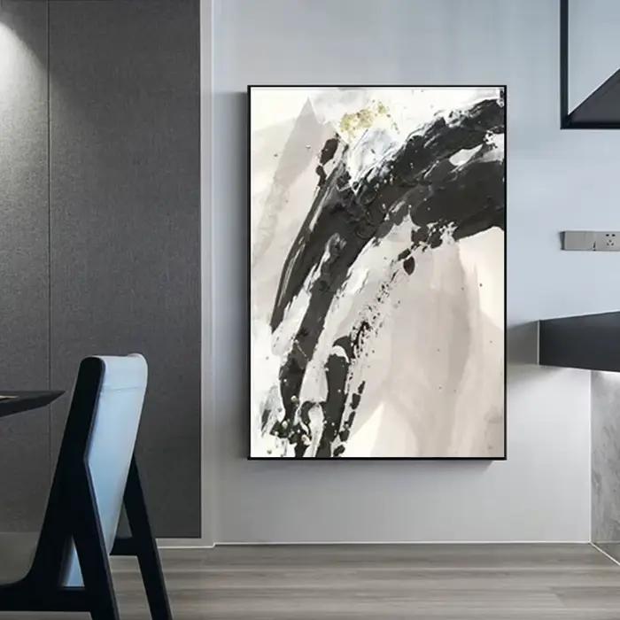 Peinture à l'huile abstraite sur toile