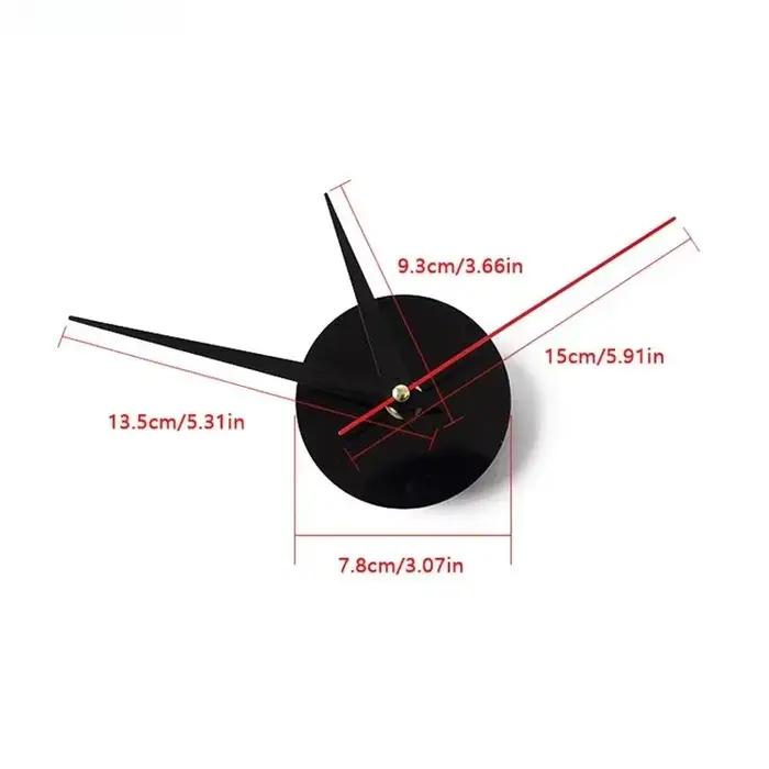 2024 horloge murale Design moderne grand 3D bricolage Quartz montre de mode acrylique miroir autocollant salon décorations pour la maison décor horloges