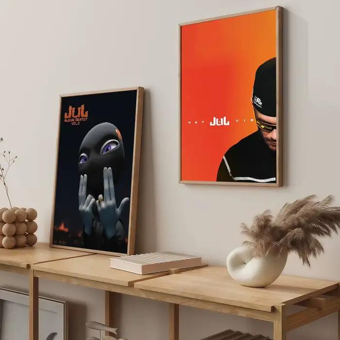 Affiche avec Logo du rappeur JUL