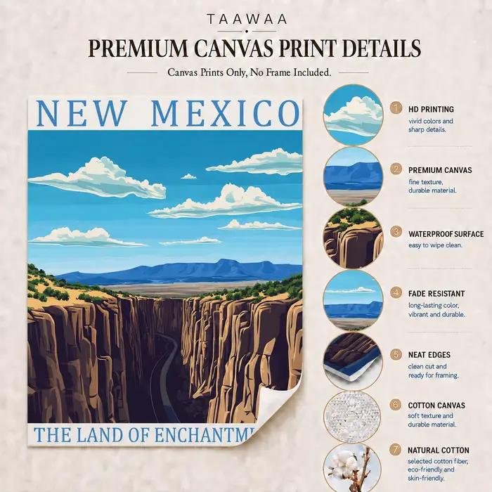 Affiches murales de paysages artistiques des États-Unis