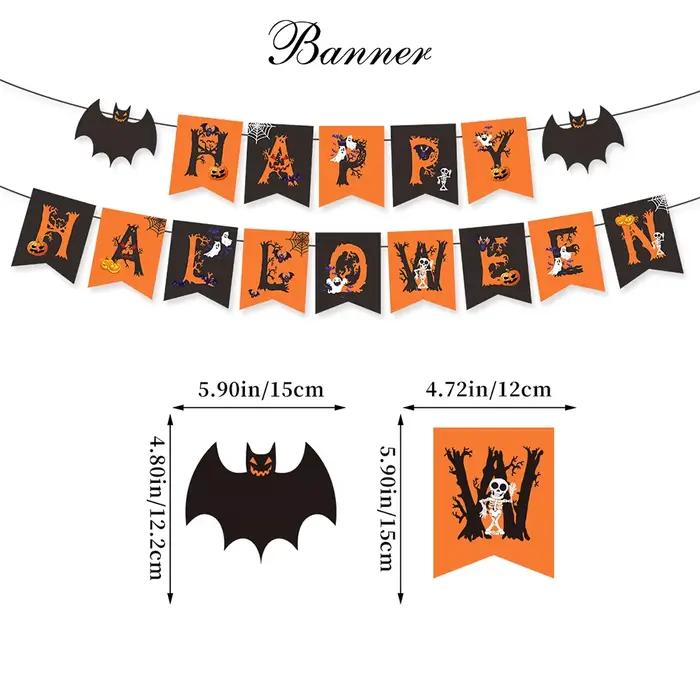 Bannières de films d'horreur d'Halloween