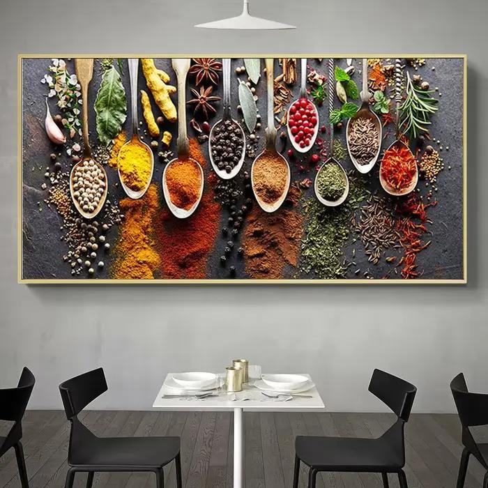 Peinture sur toile de cuisine