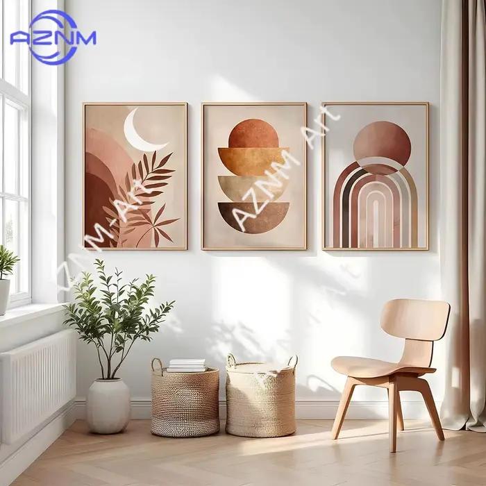 1 pièce/3 pièces, impression sur toile abstraite