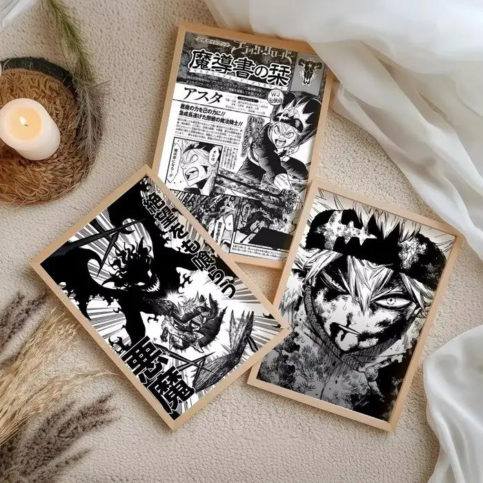 Affiche décorative murale Anime B-Black Clover