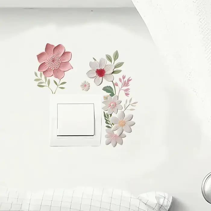 Autocollant mural en PVC amovible et imperméable