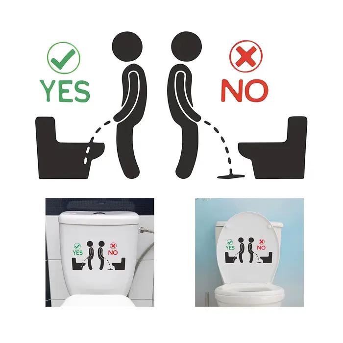 Autocollant de salle de bain mignon