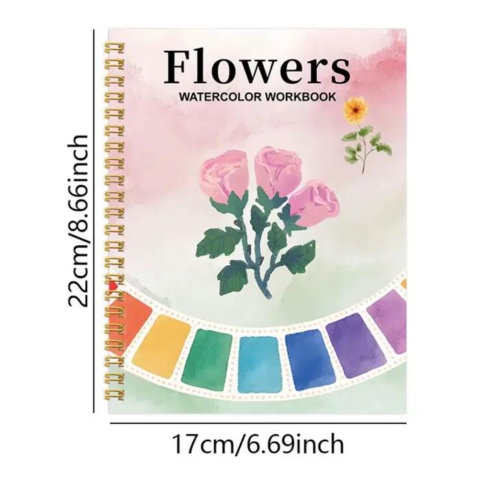 Cahier d'exercices d'aquarelle adapté aux débutants