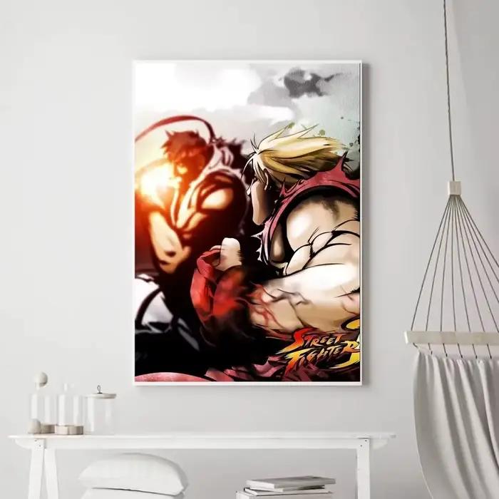 Affiche de jeu S-Street Fighter Nintendo
