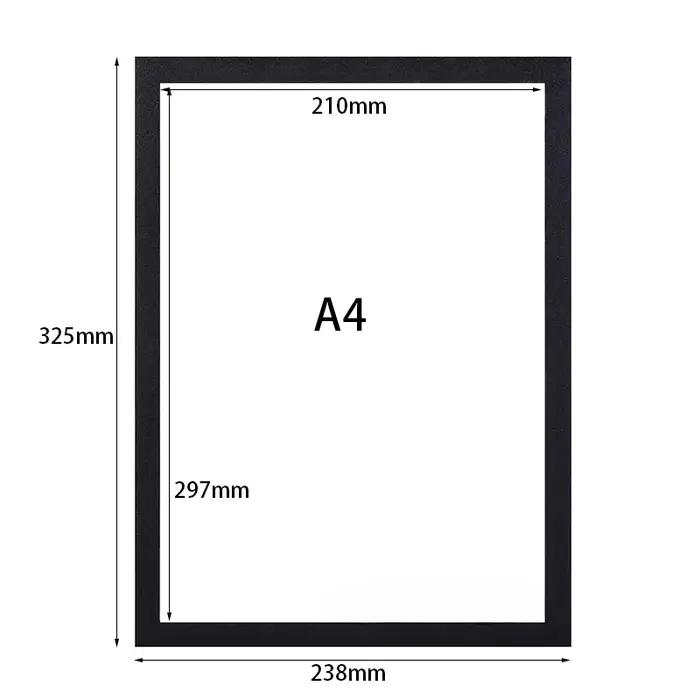 Cadre d'affichage magnétique A4/A5/A6