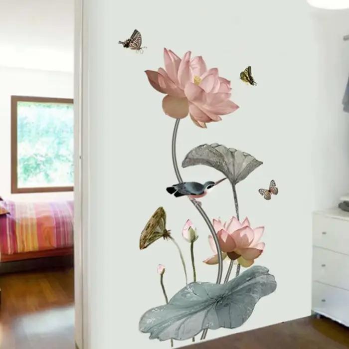 Autocollants muraux Lotus grands