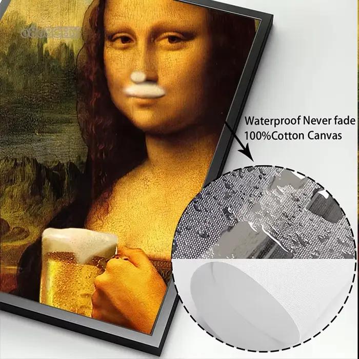 Affiches et impressions de Mona Lisa et chat