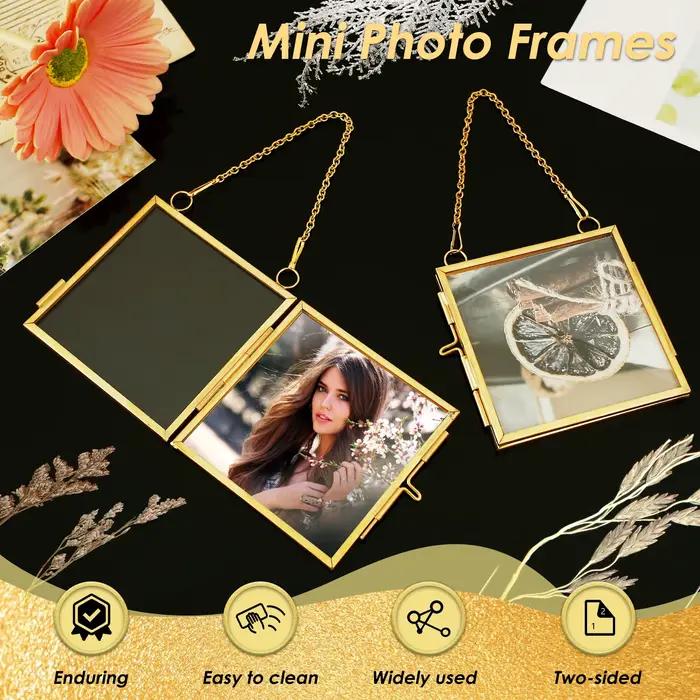 Mini cadres Photo en métal et verre