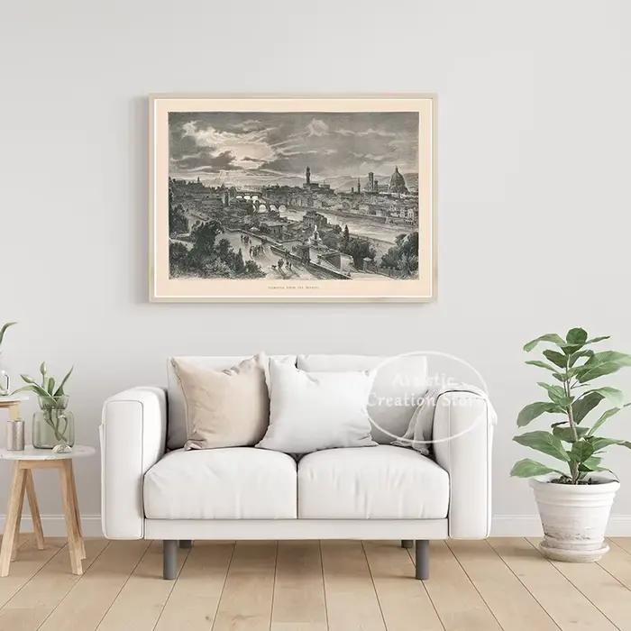 Peinture sur toile de paysage classique
