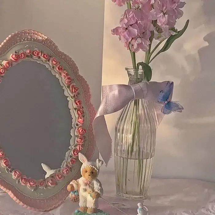 Miroir de bureau sur pied