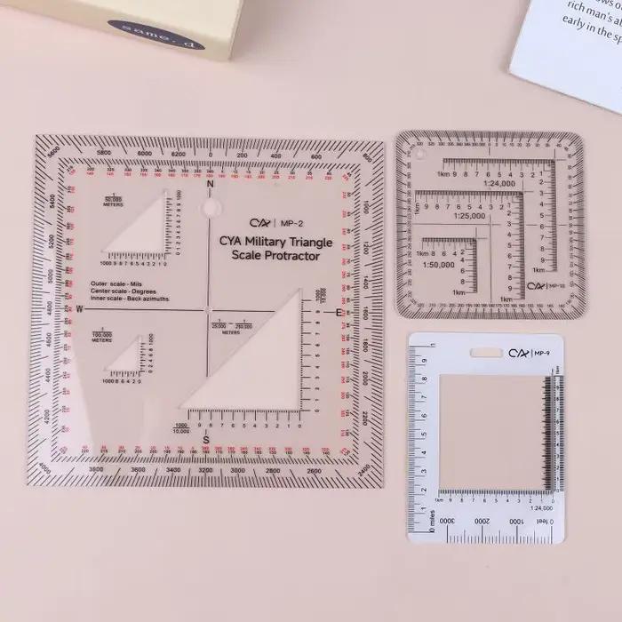 Carte topographique militaire pratique avec échelle de coordonnées militaires MGRS USNG pour les aventures de navigation maritime/terrestre