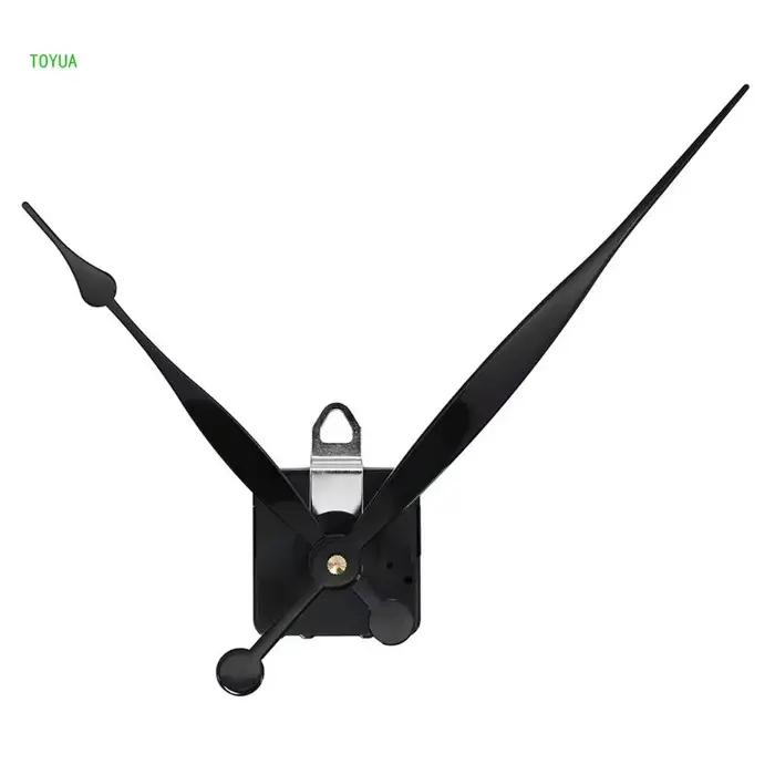 1 mécanisme mouvement d'horloge à arbre Long à couple élevé avec 2 paires mains pièces réparation