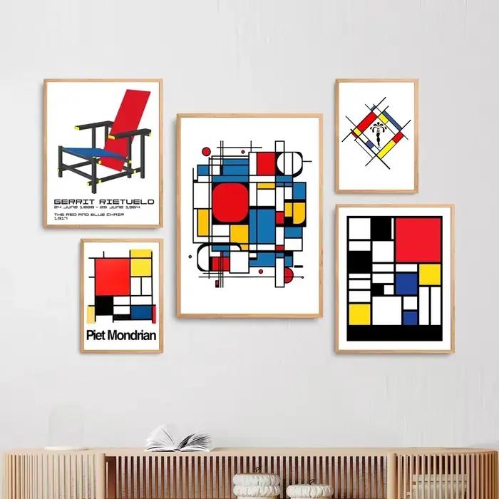 Art mural abstrait classique facilement