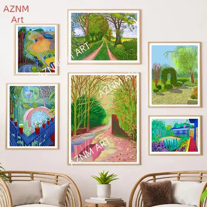 David Hockney, l'arrivée du printemps