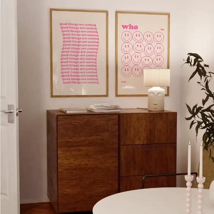 Affiche imprimée abstraite moderne et tendance