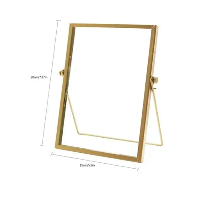 Cadre photo en verre transparent