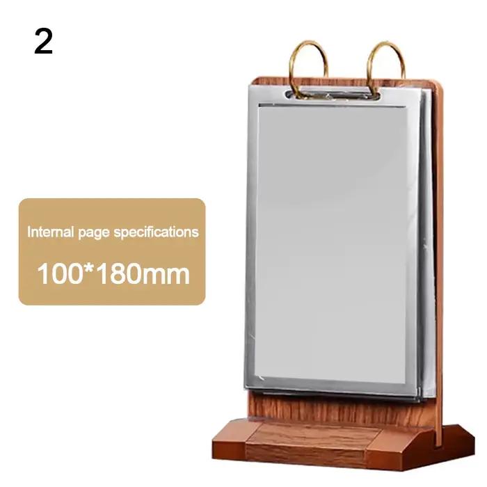 Présentoir de bureau en bois a4/A5/A6