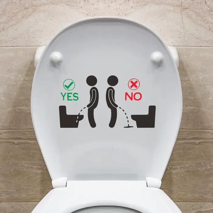 Autocollant de salle de bain mignon