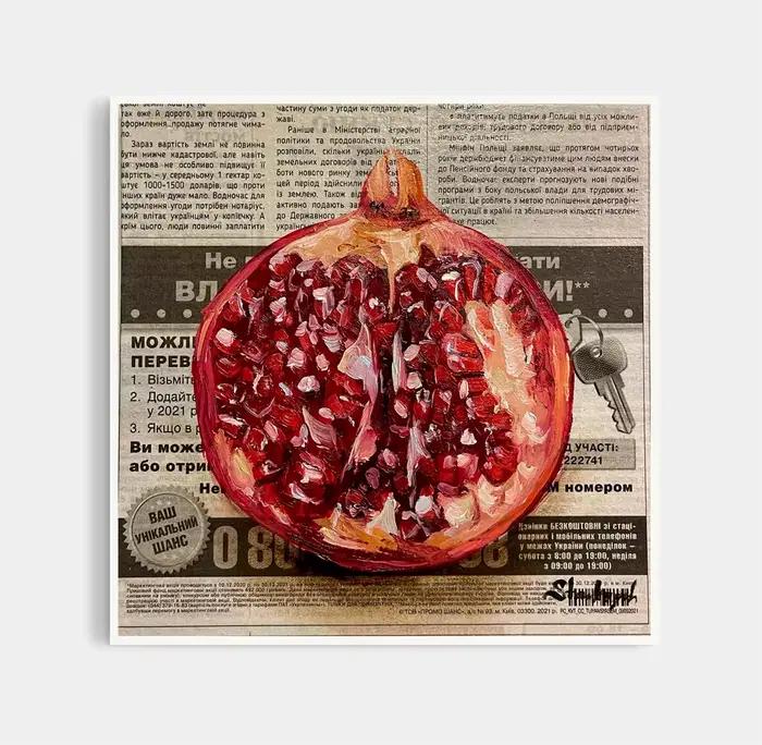 Toile de décoration de fruits