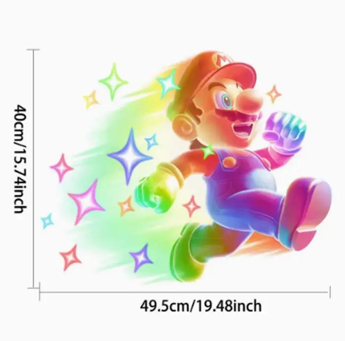 Sticker mural 3D Mario