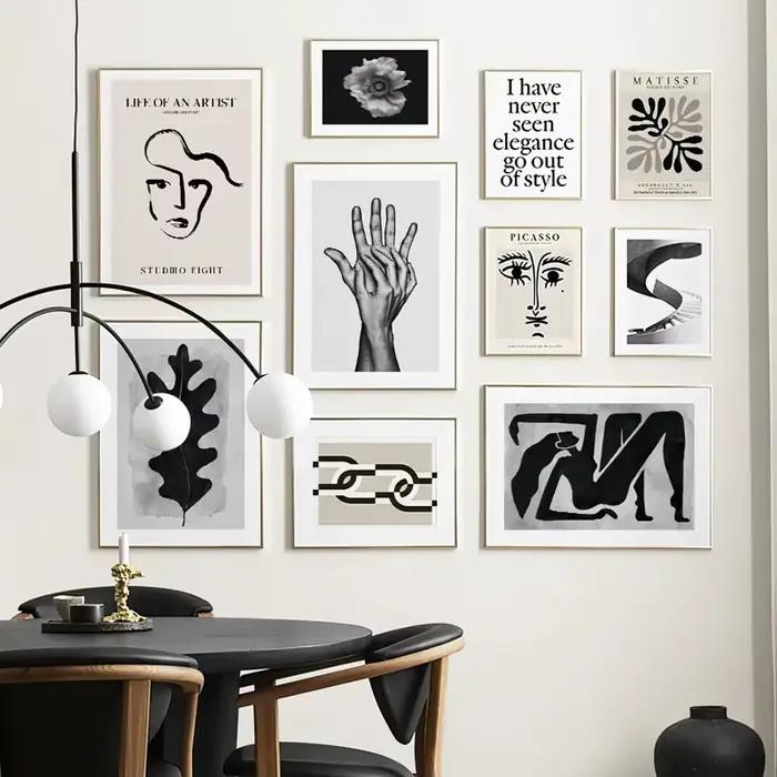 Célèbre affiche d'art mural de Picasso