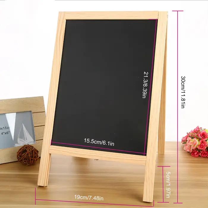 Tableau noir indépendant Double face en bois