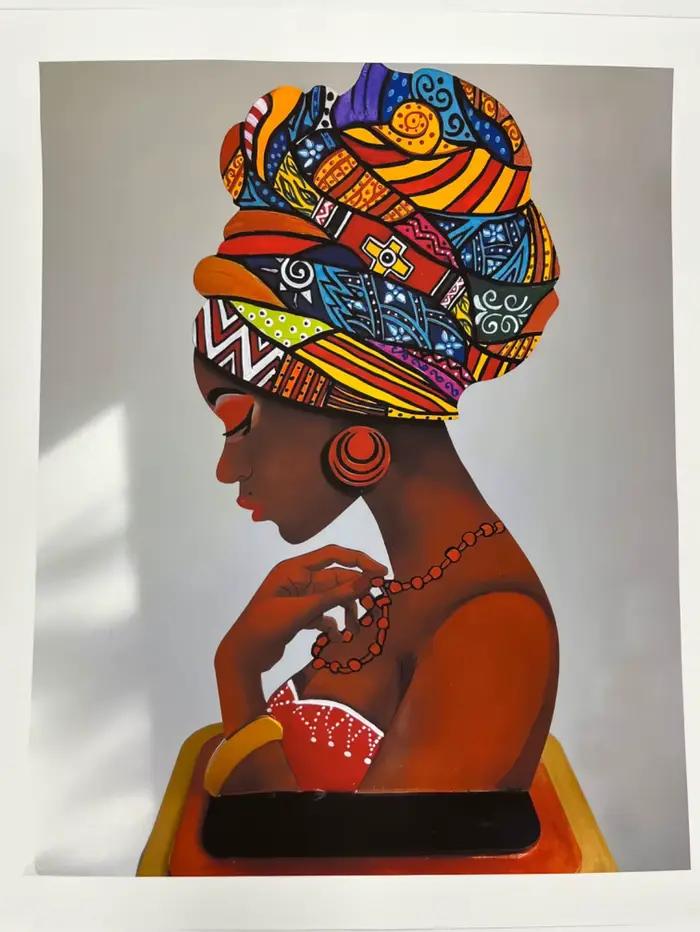 Toile de peinture de figurines abstraites