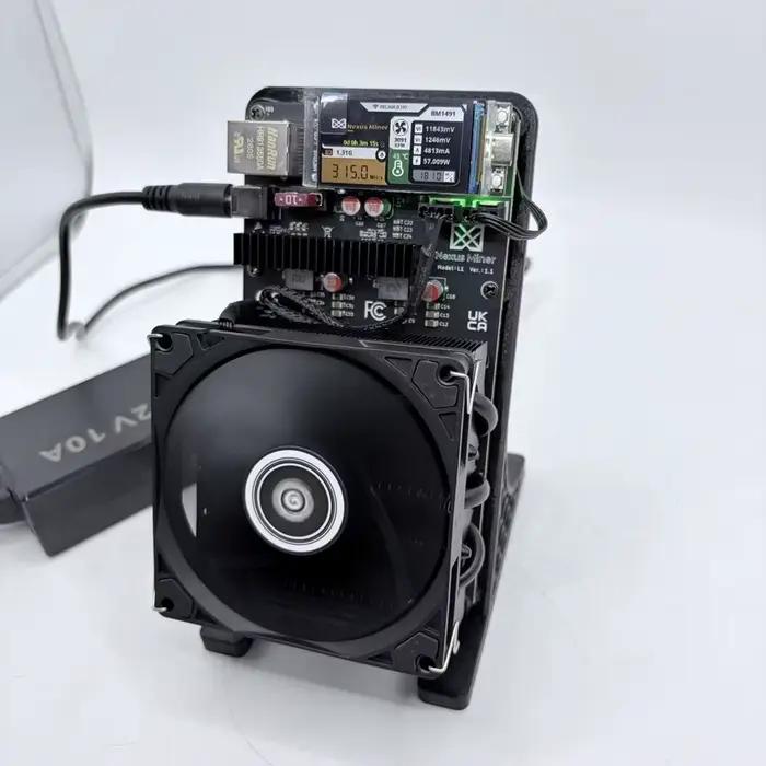 Nouveau NEXUS MINER L1 300MH/s 65W, machine de minage Dogecoin avec 6 puces BM1491AA ASIC LTC DOGE, machine de minage domestique solo avec alimentation