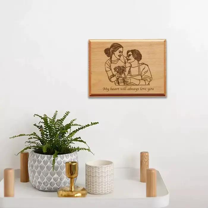 Cadres photo en bois vintage