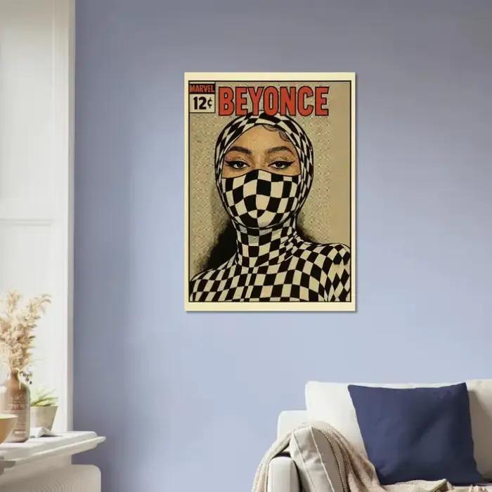 Western Pop Beyoncé Cowboy Carter bande dessinée affiche Vintage musique Cowgirl toile peinture mur Art pour Club chambre décor à la maison Fans cadeau