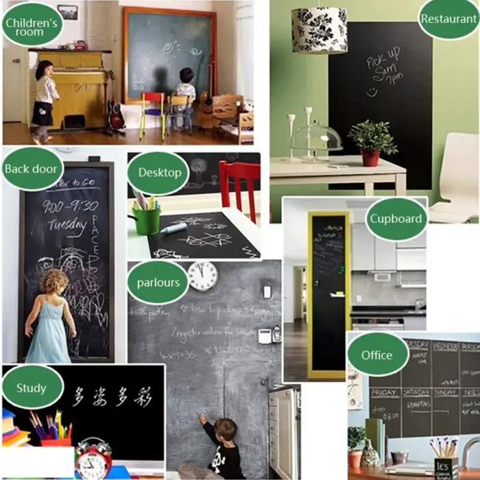 45*200 cm tableau noir stickers muraux