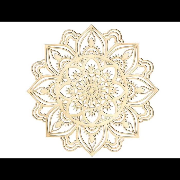 Décoration marocaine d'art mural en métal pour améliorer votre salon avec un design indien et mandala