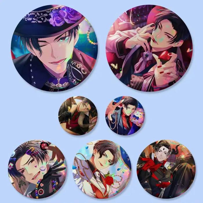 Badges ronds cool O-Obey Me Lucifer de 25