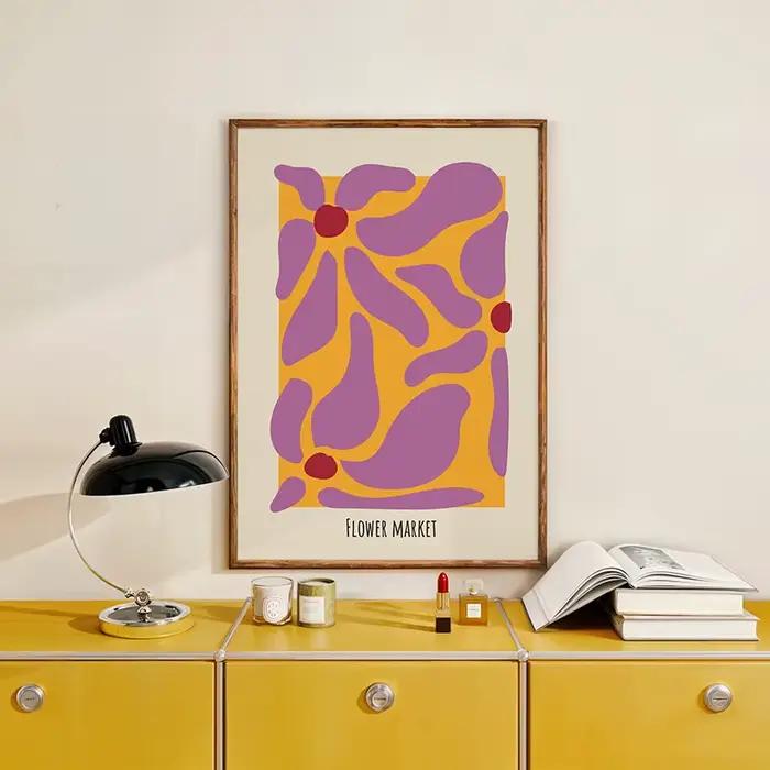 Affiches de fleurs modernes