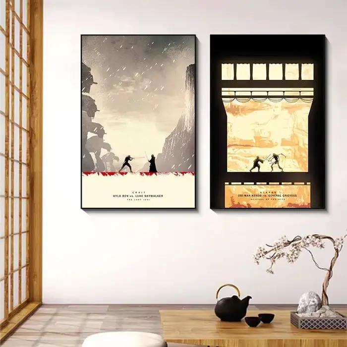 Toile de peinture esthétique Vintage Pint Duels du destin