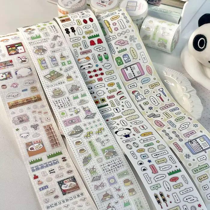 Bandes autocollantes Doodle mignonnes