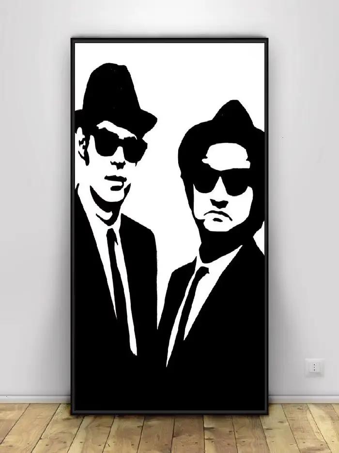Blues Brothers – toile de film Vintage