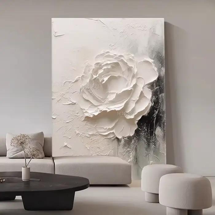 Belle toile d'art murale florale abstraite