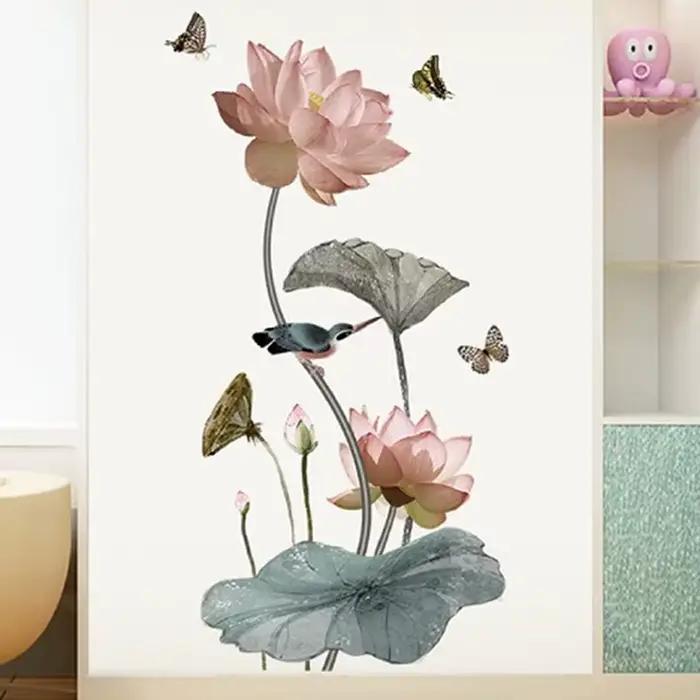 Autocollants muraux Lotus grands